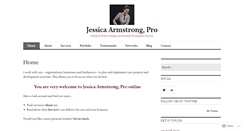 Desktop Screenshot of jessicaarmstrongpro.com